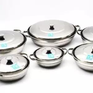 마리빙 양수 손잡이 식당 전골 냄비 스텐 국산 라면편수 210mm 업소