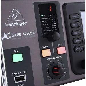 새로운 32채널 디지털 믹서 베링거 X32 랙 16 XLR 마이크라인 입력 3232 USB 오디오 인터페이스 PA 시스템