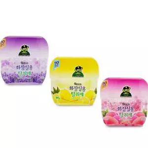 산도깨비 70일지속 화장실용 탈취제 방향제 겔타입 라벤더 레몬 피치