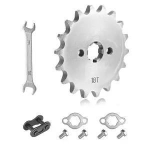 Bccxzm 428 18T 17mm 모터사이클 프론트 엔진 스프로킷 50cc 혼다 타오 로케타 쿨스터 선 리판 중국 ATV