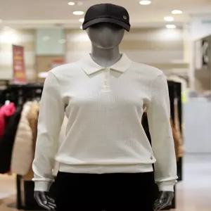 엘르골프 FW 여성 조직감 폴로티셔츠 6K-65203-200
