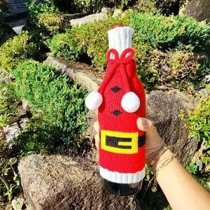 [콩심팥심]산타클로스 와인커버 산타벨트 크리스마스 장식