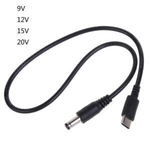 UsbC-DC5.5x2.1mm LCD 모니터 용 9V 12V 15V 20V 트리거 전원 케이블 Cine 방송 라디오 DropShipping