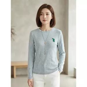 한정수량 베네통 스판트원골지 티셔츠 BATSA5611 2811005