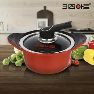 라면냄비 주물냄비 16cm 세라믹 전기 전골 양수 라면