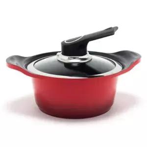 찌게냄비 키친아트 냄비 통주물 세라믹 라면 양수 S 16cm