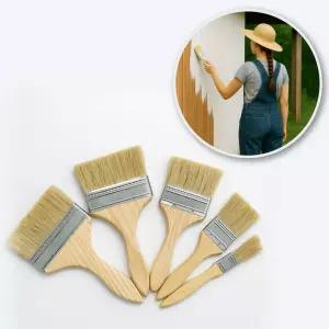 유성 페인트붓 2인치 평붓 막붓 도장용 브러쉬 작업용 DIY 인테리어 붓