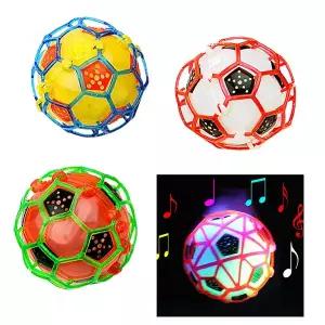 파피앙 LED 춤추는 축구공 크레이지축구공 불빛공 야광공 뮤직 어린이선물-건전지포함 