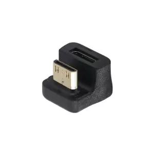 JA276 Coms Mini HDMI 2.1 연장 젠더 / 180도 꺾임 / 미니 HDMI M/F 케이블 연결 / 8K60Hz 지원