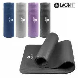 라온핏 요가매트 NBR 라이트 10mm 넓고 두꺼운 홈트