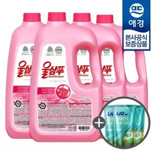 울샴푸 오리지널 중성세제 3L x4개 (+ 세제 200ml x3개 증정)