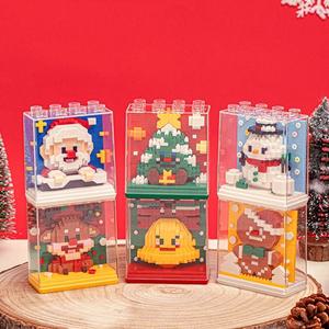 민화샵 크리스마스 입체 블록 액자 입체액자만들기 크리스마스블록 트리 미니블럭
