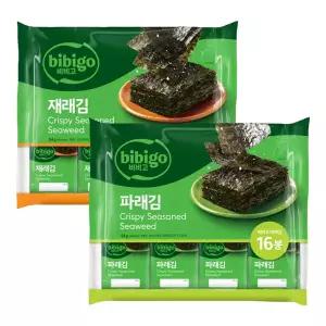 [CJ]비비고 재래김(4g x16봉)+파래김(4g x16봉)