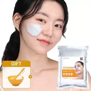 린제이 비타민 모델링팩 1kg+팩도구세트+클렌징해면 스펀지 홈에스테틱 5종세트
