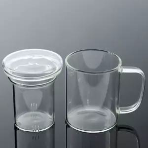 내열유리 티머그 350ml 커피잔 유리물컵