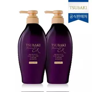 츠바키 NEW 프리미엄 EX 헤어폴케어 앤 리페어 샴푸 450ml 2개