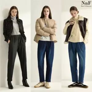 NNF 릴렉스핏 기모 데님 팬츠 3종