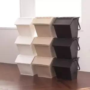 아임홈리빙 냄새차단 이지클린 3단 분리수거함