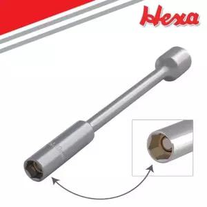 HEXA 대만산 자석 소켓 150L 작동연결대10mm 롱복스알 육각 3/8 마그네틱 복스