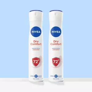 니베아 데오드란트 스프레이 드라이 콤포트 200ml, 2개