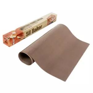 [모두모아]테프론 베이킹시트 브라운 40cm x 60cm 10장 테프론비점착시트 유산지베이킹 빵판