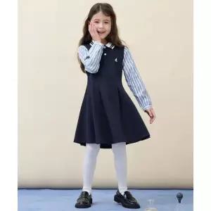 매장정품 빈폴 키즈 BEANPOLE KIDS 신학기 스쿨룩 피케 원피스 네이비 BI6171G03R 146182