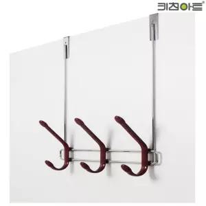 키친아트 도어훅 1단 옷걸이 행거 그레이스 문옷걸이/모자/거치/고리/정리/후크/도어/무타공/걸이/선반