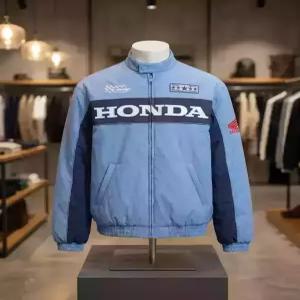 혼다 hondaxphyps Piping Motorcycle Blouson Jacket Light Blue