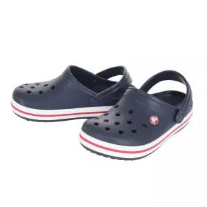 크록스 crocs 키즈 주니어 샌들 클럭 밴드 크로그 네이비 레드 207006-485-2023 샤와산 레저 풀 사보 22942