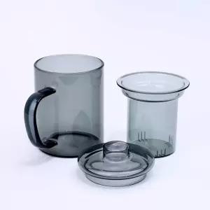 컬러 내열 유리 찻잔 티머그 티컵 차컵 티잔 350ml