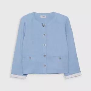 [클라비스] 셔츠매칭 린넨라이크 자켓(7부 RE) (CVJKD3702Q-T)