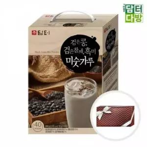 수제 담터 검은콩 검은참깨 흑미 미숫가루 40스틱
