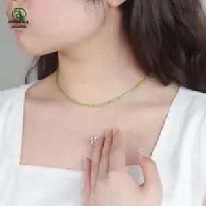 루미브릿지 페리도트목걸이 목걸이 선물 행운