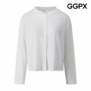 [GGPX] 버튼 후드 시스루 가디건 (GQ5KG008F)
