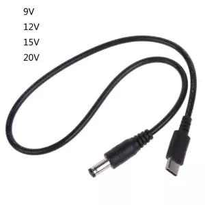 UsbC-DC5.5x2.1mm LCD 모니터 용 9V 12V 15V 20V 트리거 전원 케이블 Cine 방송 라디오 9V 12V 15V 20V Dro