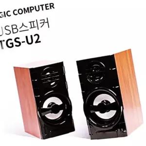 음악 PC스피커 TGS-U2 TGIC 2채널 게임 우퍼 KW730E2E