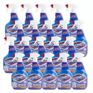 락스 아무 욕실청소용 600ml+600ml 10개입 스프레이