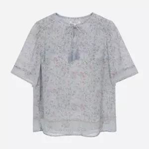 써스데이아일랜드 직영 보더 믹스 블라우스_T254ABL216W 512661