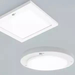 LED 바로 사각 원형 센서등 13인치 30W 주광색 6500K 쎈서등 현관 조명 플리커프리