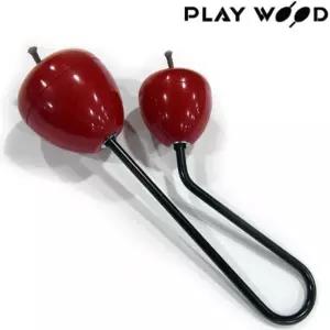 Playwood 일본 과일 마라카스 FM-APR 빨강 퍼커션