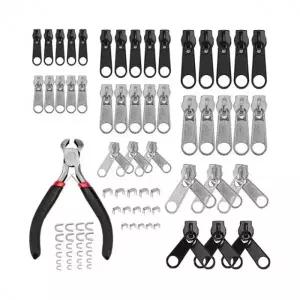 키밍 수선 지퍼 수리 세트 85pcs 도구 손잡이 옷수선