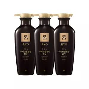 려 진생보 두피모발영양 샴푸 400ml 3개
