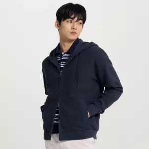 빈폴 멘 미니와플 투웨이 집업 긴소매 후디 - 네이비 BC6141C52R MHQ326 CMD060