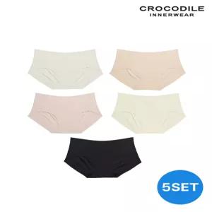 크로커다일 이너웨어 에어로쿨 인견쉘론 심리스팬티 5종세트 CDWPT6M1112131415T 431578