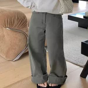 51147 메르 일자 와이드핏 코튼 팬츠 (3 color)