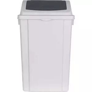 사무실 주방용 와이드휴지통 그레이 거실 거실휴지통 50L