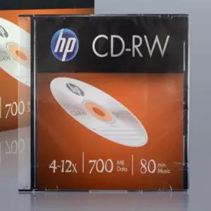 블라썸 HP MEDIA CD-RW 4-12X 700MB 1P 슬림 케이스 10장 데이터백업