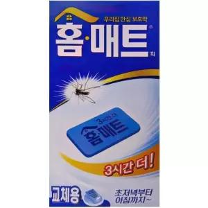 제거 잡기 패드 전자 훈증기 모기향 리필 홈매트 전기 벌레약 30매 매트
