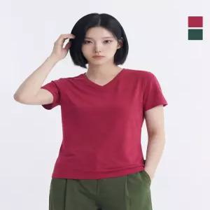 웨스트우드 여성 베이직 브이넥티_WO2WTTR456 435982