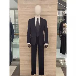 지이크 25 FW 프리미엄 블랙 울 혼방 스판 수트 PLJ20222672599